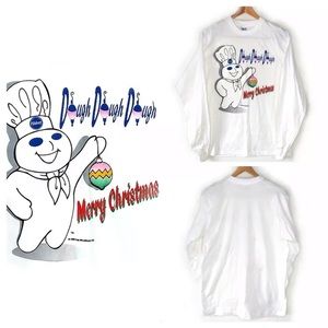 VTG 1996 Savvy Sportswear Pillsbury Dough Boy Top Size Large Singe Stitch USA